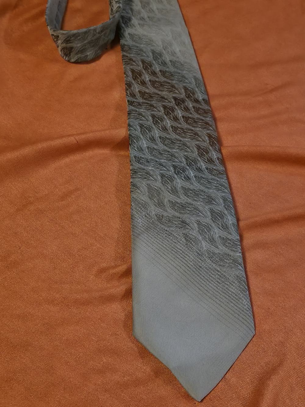 4/$25 Deal! Vintage Canadian Men's Grey Tie